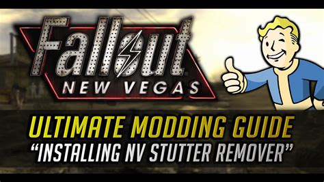 This mod helps with some of the offsets and structures the exception handling of New Vegas to reduce crashes for the supported addresses. . New vegas stutter remover